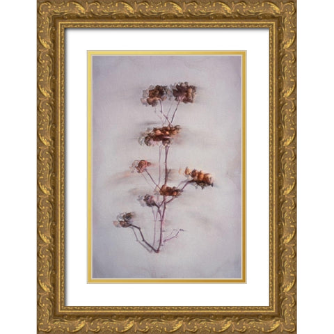 The Decay Gold Ornate Wood Framed Art Print with Double Matting by Kiral, Cicek