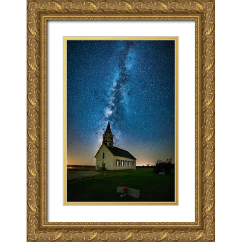 Tunnel to Heaven Gold Ornate Wood Framed Art Print with Double Matting by Zheng, Michael
