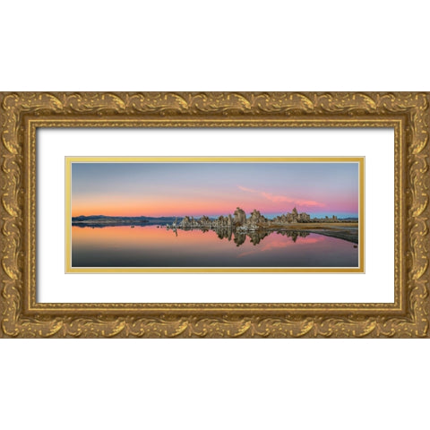 Mono Lake sunset Gold Ornate Wood Framed Art Print with Double Matting by Sink, Jeffrey C.
