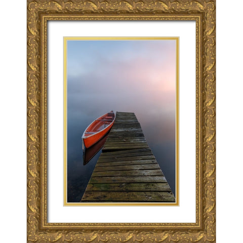 To the infinity Gold Ornate Wood Framed Art Print with Double Matting by Nath Saha, Ambar