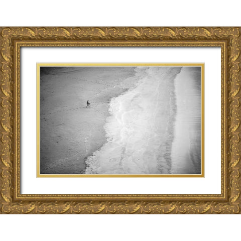 One Gold Ornate Wood Framed Art Print with Double Matting by Simoes, Goncalo