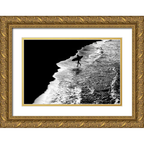 Sconfitto. Gold Ornate Wood Framed Art Print with Double Matting by Della Latta, Massimo