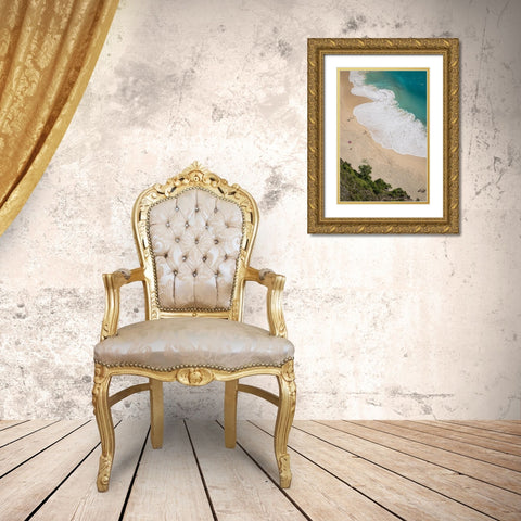 Ocean Dessert Gold Ornate Wood Framed Art Print with Double Matting by Puji Anggriawan, Prianto