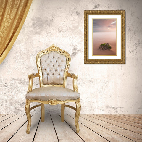 Untitled Gold Ornate Wood Framed Art Print with Double Matting by relloso nunez, hector