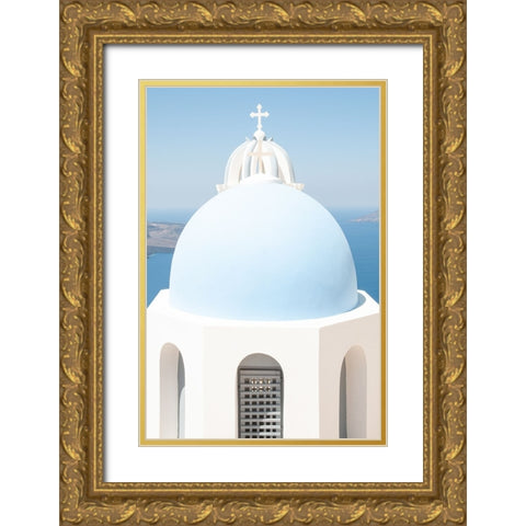 The dome Gold Ornate Wood Framed Art Print with Double Matting by Wride, Linda