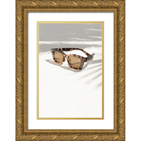 Pool 005 Gold Ornate Wood Framed Art Print with Double Matting by Artographie Studio