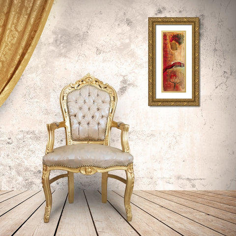 Hemos perdido Gold Ornate Wood Framed Art Print with Double Matting by Leys, Gemma