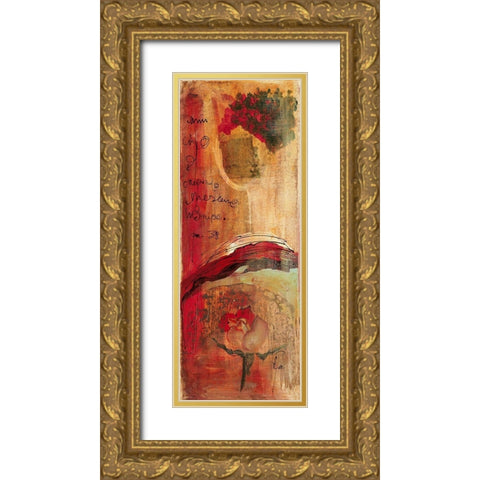 Hemos perdido Gold Ornate Wood Framed Art Print with Double Matting by Leys, Gemma