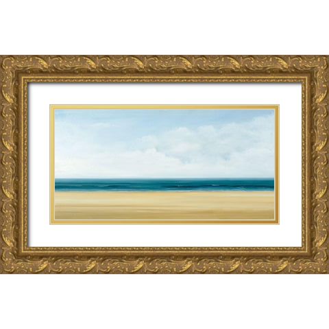 Atlantic I Gold Ornate Wood Framed Art Print with Double Matting by Reader, Dawn