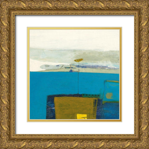 Reef at Deussant Gold Ornate Wood Framed Art Print with Double Matting by Frampton, Russell