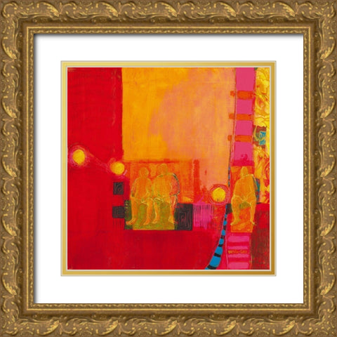 Leuke dingen Gold Ornate Wood Framed Art Print with Double Matting by van Ginkel, Marjolijn