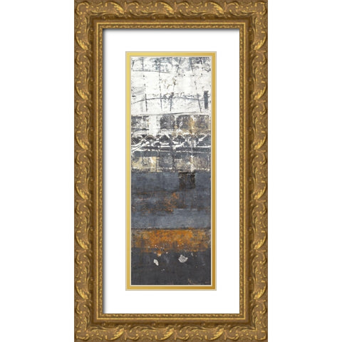 Spurensuche II Gold Ornate Wood Framed Art Print with Double Matting by Planker, Karin