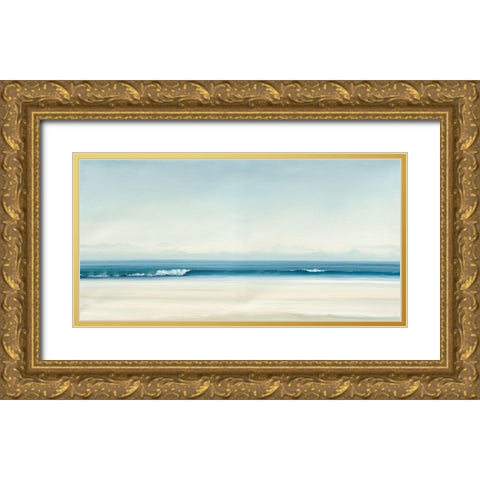 The other Side of the Atlantic Gold Ornate Wood Framed Art Print with Double Matting by Reader, Dawn