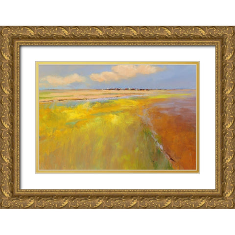 A beautiful day Gold Ornate Wood Framed Art Print with Double Matting by Groenhart, Jan