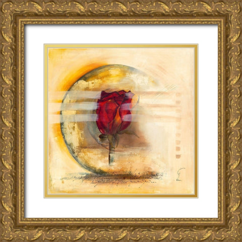 Juegas II Gold Ornate Wood Framed Art Print with Double Matting by Leys, Gemma