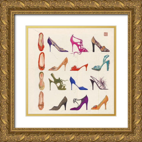 Cote d Azur 2006 Gold Ornate Wood Framed Art Print with Double Matting by Place, Pauline