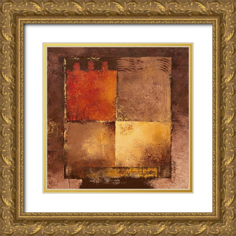 Mali Gold Ornate Wood Framed Art Print with Double Matting by Grux, Jordane D.