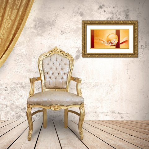 Le temps suspendu Gold Ornate Wood Framed Art Print with Double Matting by Triki, Bernadette