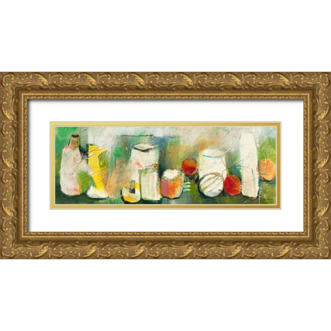 Stillleben III Gold Ornate Wood Framed Art Print with Double Matting by Daniel, Manuela