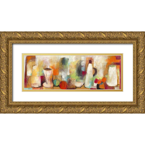Stillleben V Gold Ornate Wood Framed Art Print with Double Matting by Daniel, Manuela