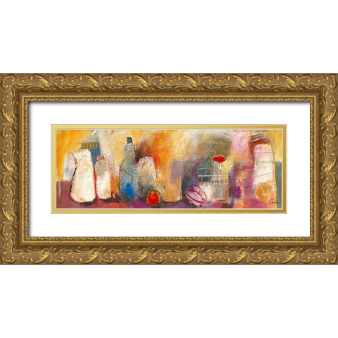 Stillleben VI Gold Ornate Wood Framed Art Print with Double Matting by Daniel, Manuela