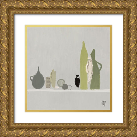 Nature Morte aux fruits II Gold Ornate Wood Framed Art Print with Double Matting by Choisy, Christian
