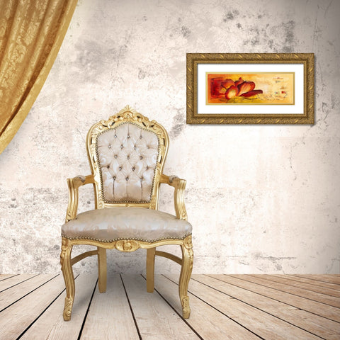 Tu risa I Gold Ornate Wood Framed Art Print with Double Matting by Leys, Gemma