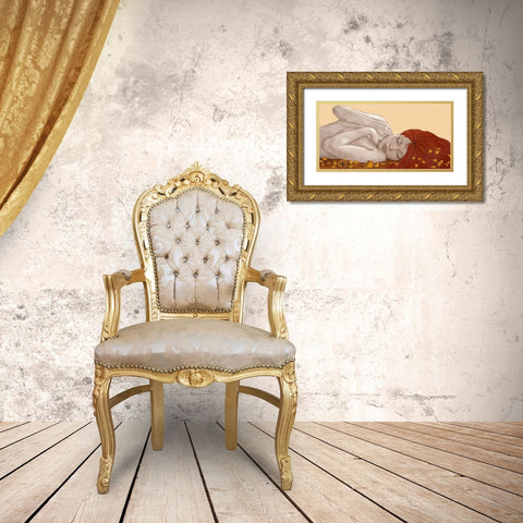 Sweet Dreams Gold Ornate Wood Framed Art Print with Double Matting by Gouskova, Olga