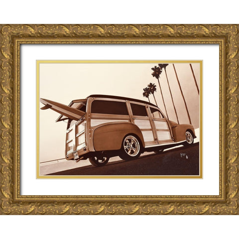 Wood Spirit I Gold Ornate Wood Framed Art Print with Double Matting by Tempier, Guy