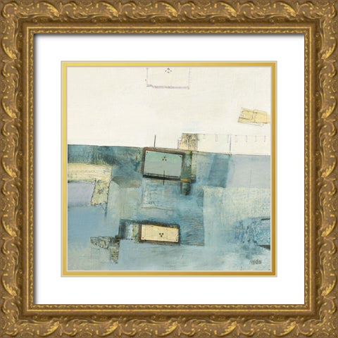 Three Star Plain Gold Ornate Wood Framed Art Print with Double Matting by Frampton, Russell