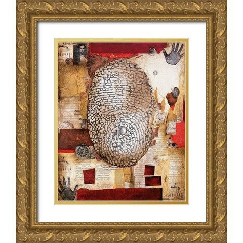 Victor Gold Ornate Wood Framed Art Print with Double Matting by Bonnet, Sophie