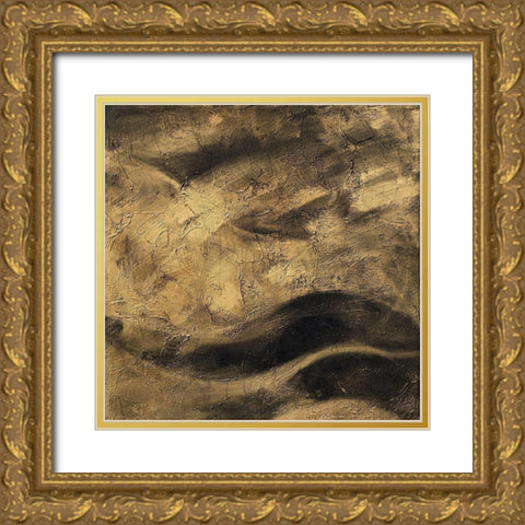 Toros IV Gold Ornate Wood Framed Art Print with Double Matting by Panasenko, Inna