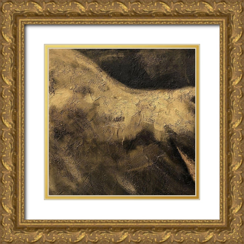Toros VI Gold Ornate Wood Framed Art Print with Double Matting by Panasenko, Inna