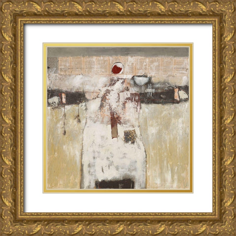 Tears from the past Gold Ornate Wood Framed Art Print with Double Matting by Poioumen, Antonio