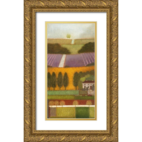 Home at Last Gold Ornate Wood Framed Art Print with Double Matting by van Hoek, Rob