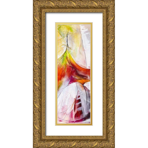 Die Spannung wachst Gold Ornate Wood Framed Art Print with Double Matting by Marks, Rita