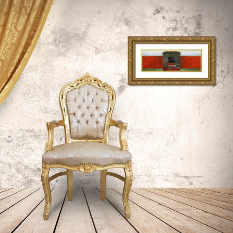 When Autumn comes around I Gold Ornate Wood Framed Art Print with Double Matting by van Hoek, Rob