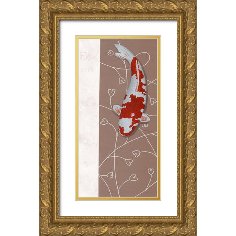 Four Seasons Winter I Gold Ornate Wood Framed Art Print with Double Matting by Gruhn, Nicole