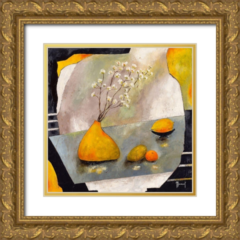 Soleil interieur Gold Ornate Wood Framed Art Print with Double Matting by Mansart, Veronique