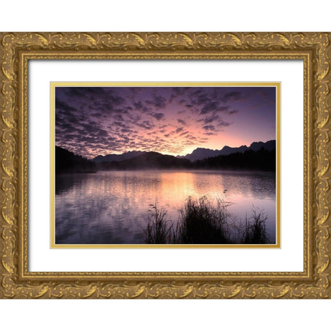 Nature Art Color VIII Gold Ornate Wood Framed Art Print with Double Matting by Steger, Uwe