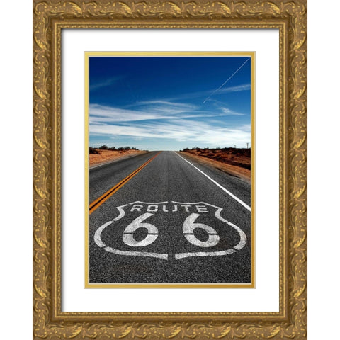 On the Road Again Gold Ornate Wood Framed Art Print with Double Matting by Terrible, Aurelien