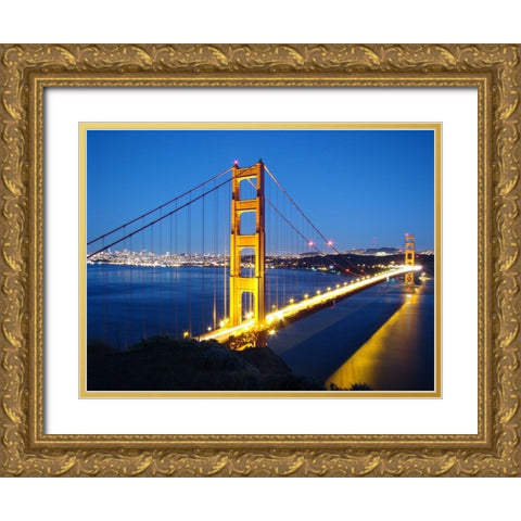 Hendrik Point Gold Ornate Wood Framed Art Print with Double Matting by Terrible, Aurelien