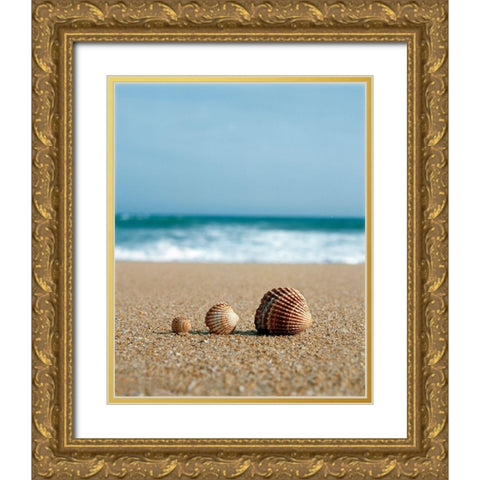 The Family Gold Ornate Wood Framed Art Print with Double Matting by Copeland, Gill