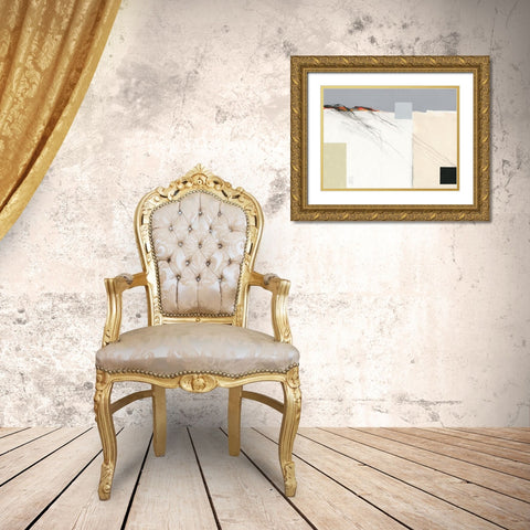 Toundra (Climat II) Gold Ornate Wood Framed Art Print with Double Matting by Choisy, Christian