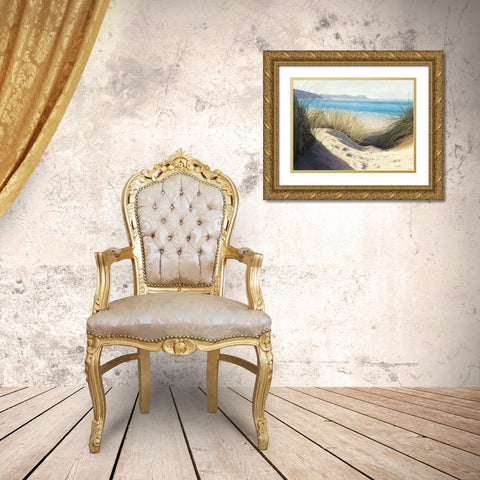 Dune Shadows Gold Ornate Wood Framed Art Print with Double Matting by Atkinson, Caroline