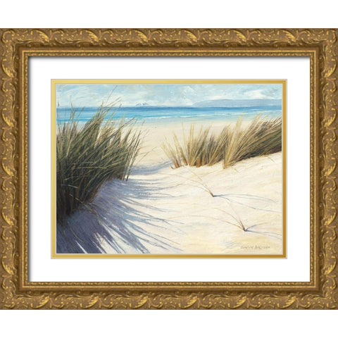 Dune Pathway Gold Ornate Wood Framed Art Print with Double Matting by Atkinson, Caroline