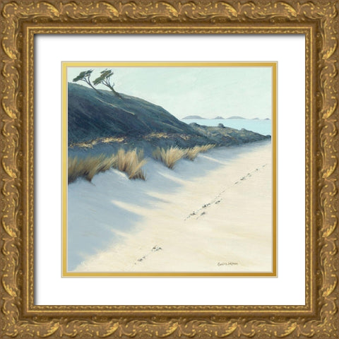 Bay Shadows Gold Ornate Wood Framed Art Print with Double Matting by Atkinson, Caroline