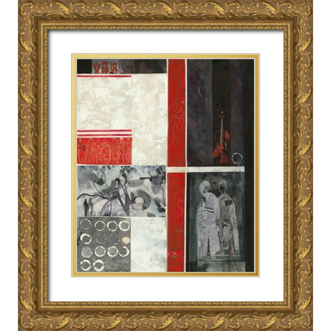 Weisst Du noch Gold Ornate Wood Framed Art Print with Double Matting by Molfenter, Erika