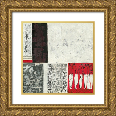 Es passt Gold Ornate Wood Framed Art Print with Double Matting by Molfenter, Erika