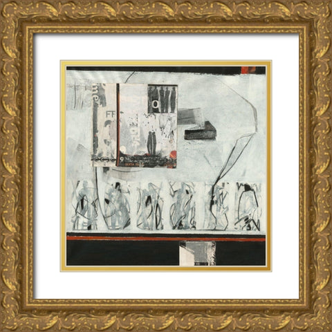 Aufstellung II Gold Ornate Wood Framed Art Print with Double Matting by Molfenter, Erika